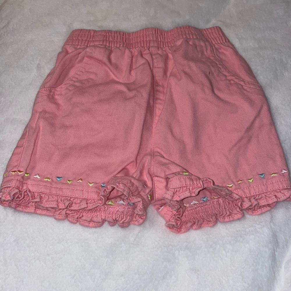 TKS basics pink shorts size 3 to 6 months